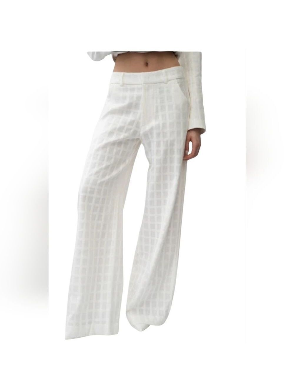 3247 Nwt Rangel Loren Pant Sz XXS White